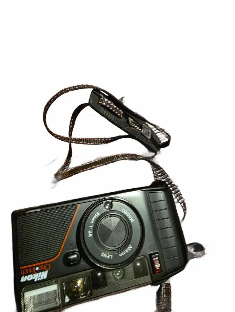 Vtg Nikon One Touch 35mm Point & Shoot Film Camera with Carrying Case